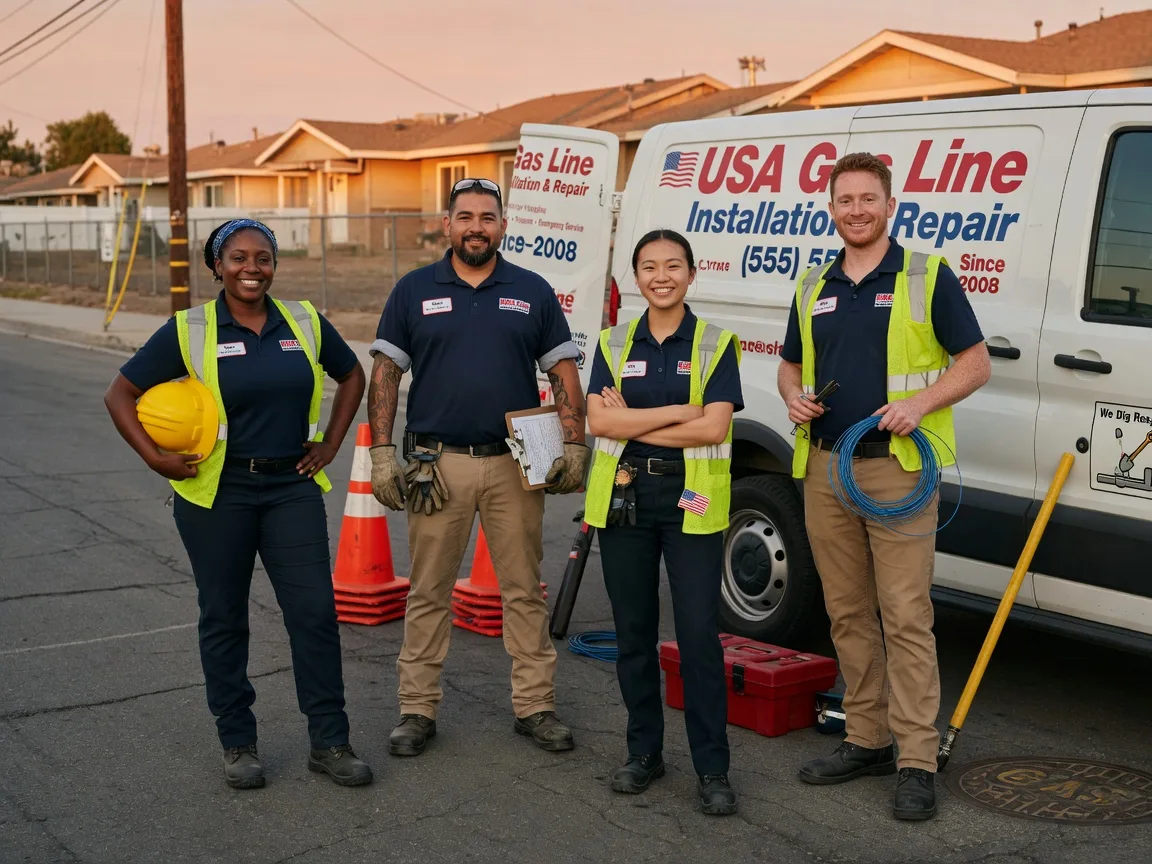 Gas Line Installation company in Normanna, TX